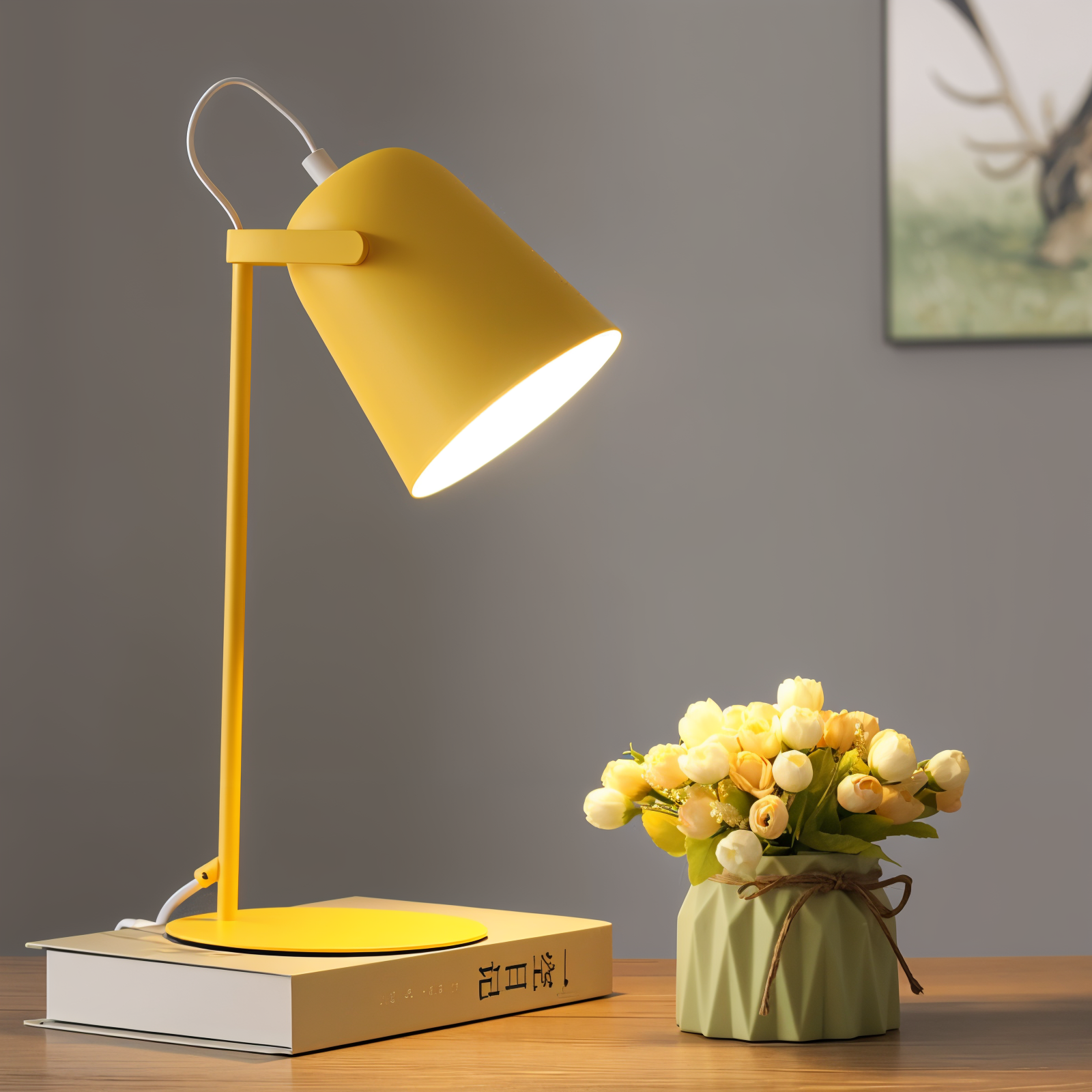 Bureaulamp LED Creatief Scandinavisch Design Met Instelbare Helderheid 7