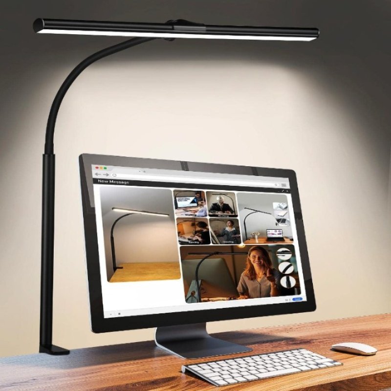 Bureaulamp met Flexibele Zwanenhals voor Thuis en Kantoor 0