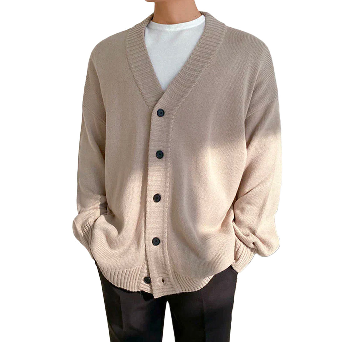 Heren Knit Button Cardigan