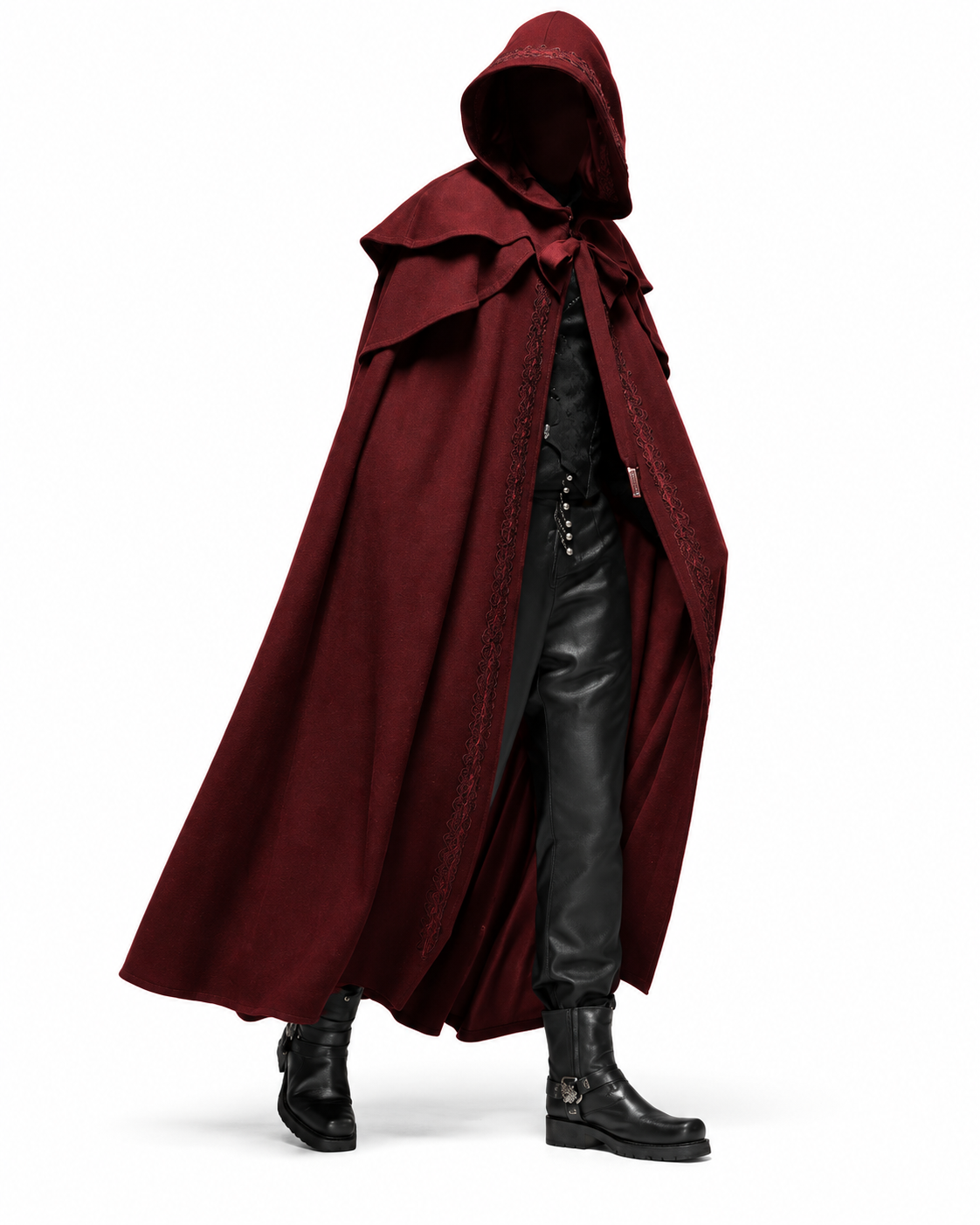 Unisex Cape met Capuchon – Gotisch Cosplay Kostuum Cape