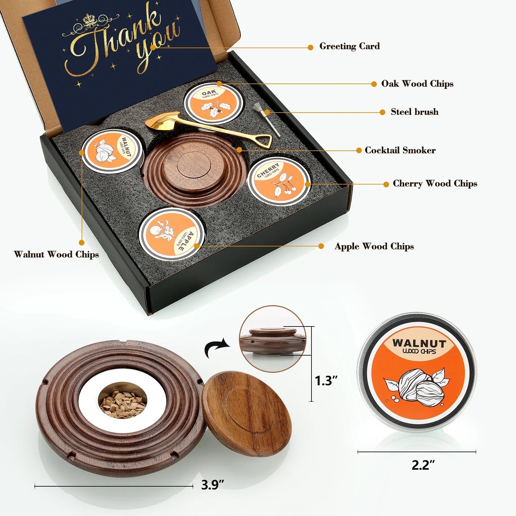 Cocktail Rookoven Set voor Whiskey en Bourbon 3