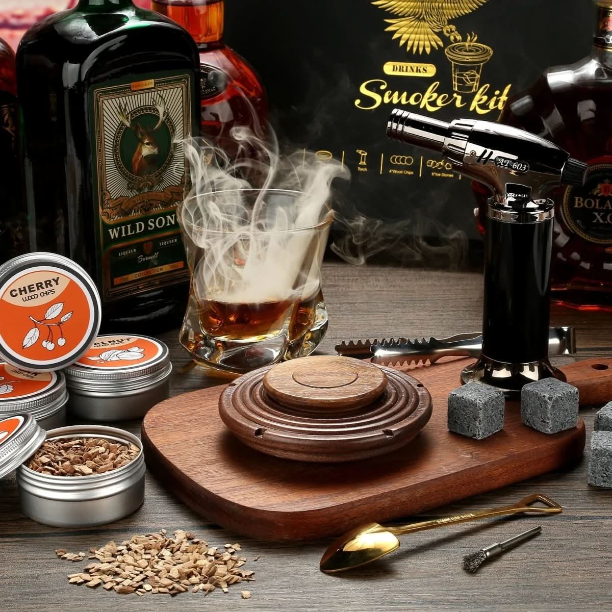 Cocktailrookset voor Whisky en Bourbon 1