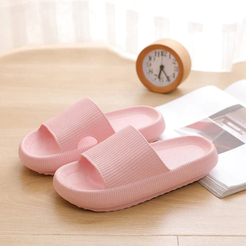 Comfortabele Zomerslippers Met Dikke Zool Voor Dames en Heren 5