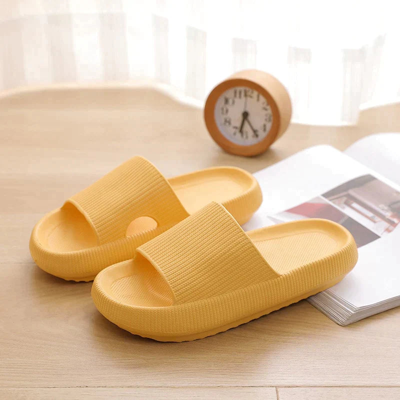 Comfortabele Zomerslippers Met Dikke Zool Voor Dames en Heren 6