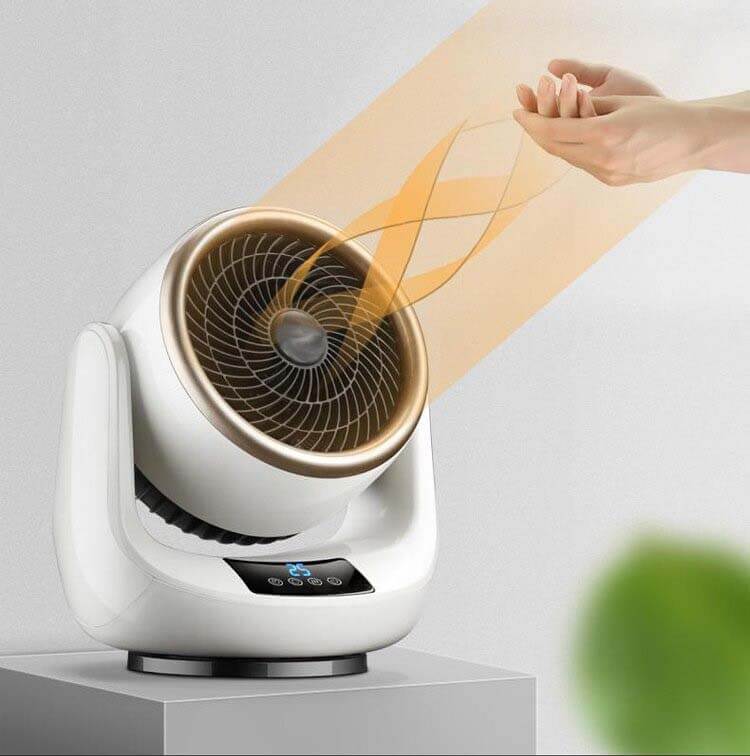 Compacte Mini Ventilatorkachel voor Thuisgebruik met Afstandsbediening 1