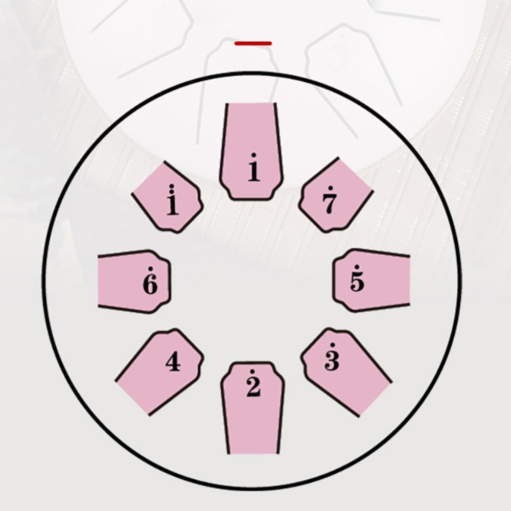 Compacte Tongdrum 8-Stemmig voor Meditatie 7