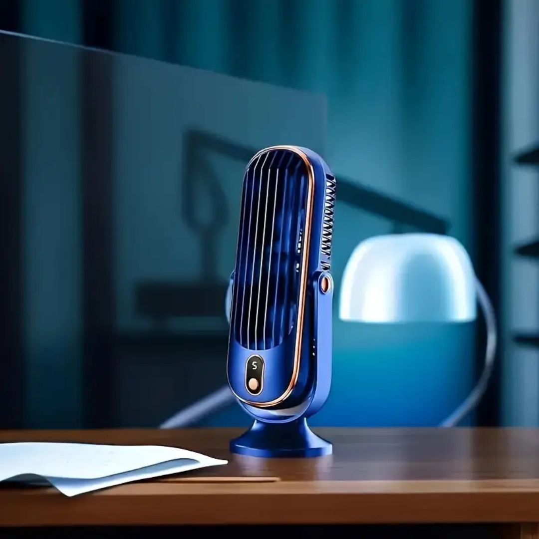 Compacte USB Desktop Ventilator Stil Modern voor Thuis en Kantoor 0