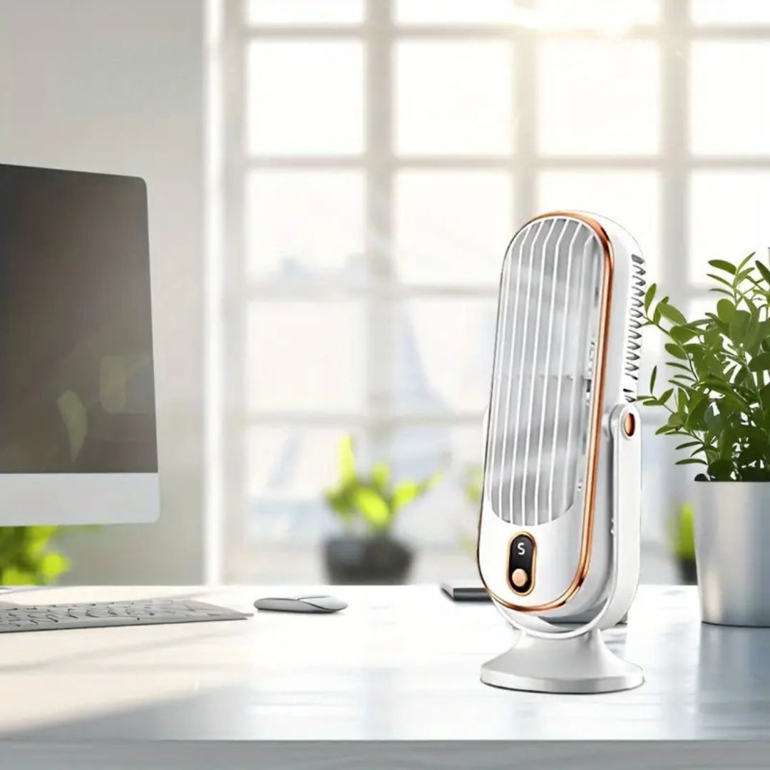 Compacte USB Desktop Ventilator Stil Modern voor Thuis en Kantoor 6