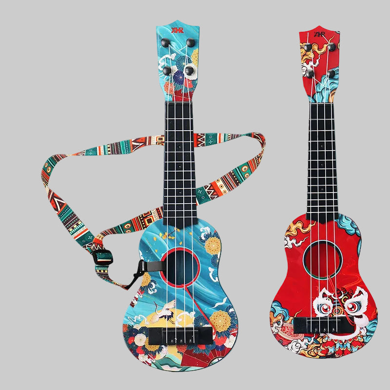 Compacte Ukelele voor Beginners met Nylon Snaren 0
