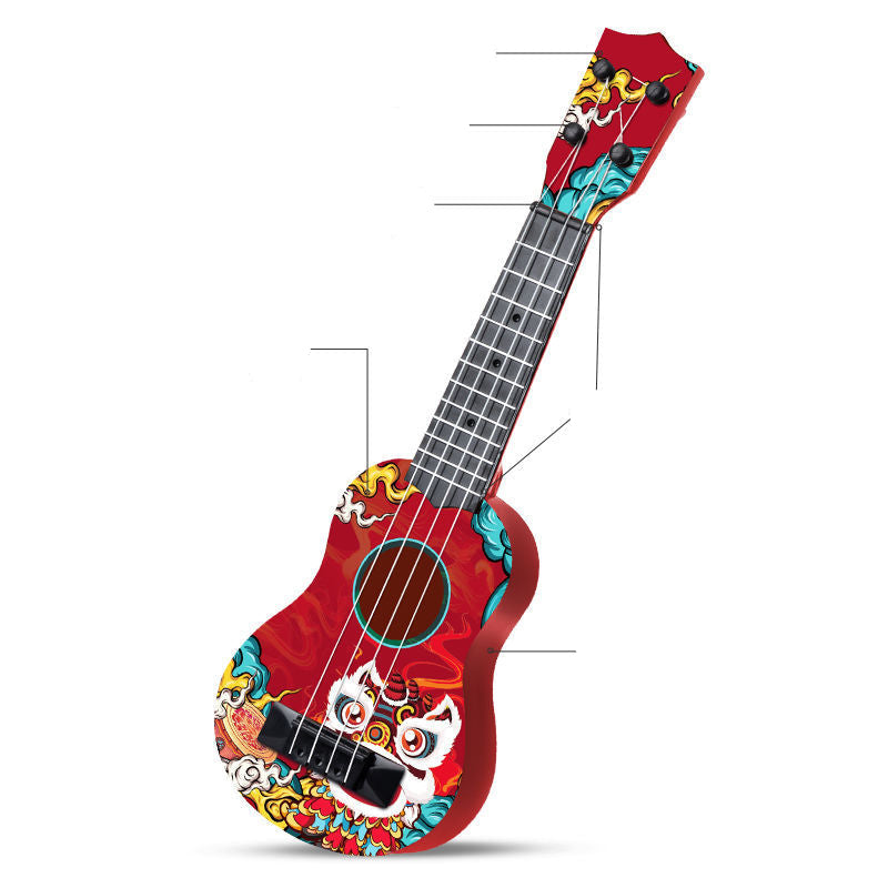 Compacte Ukelele voor Beginners met Nylon Snaren 3
