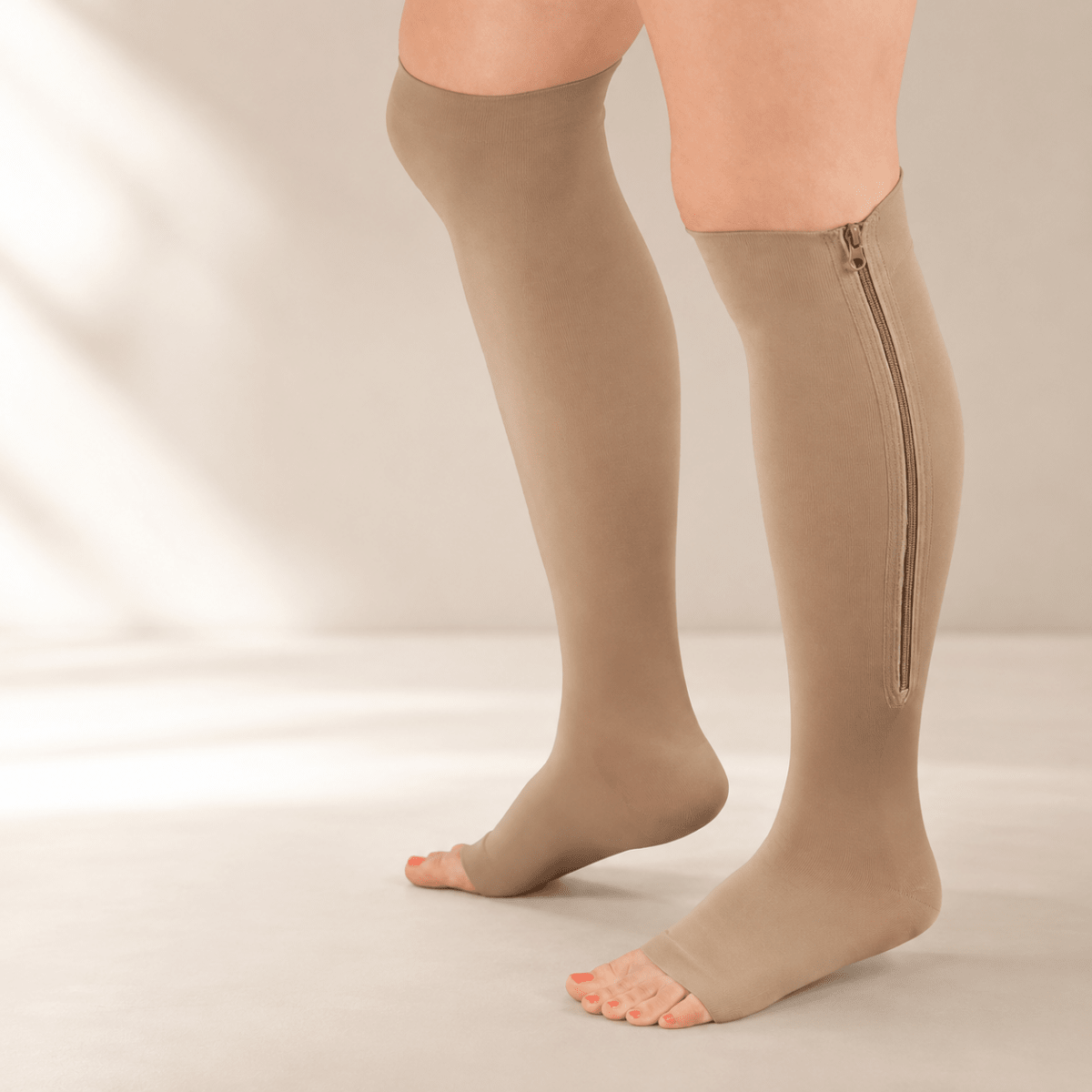 Compressiesokken met Ritssluiting voor Ondersteuning 1