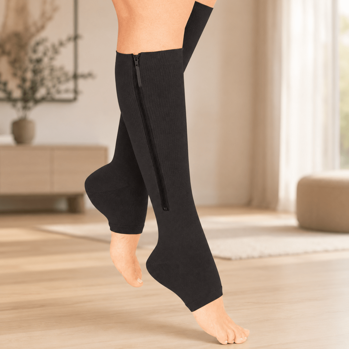 Compressiesokken met Ritssluiting voor Ondersteuning 5