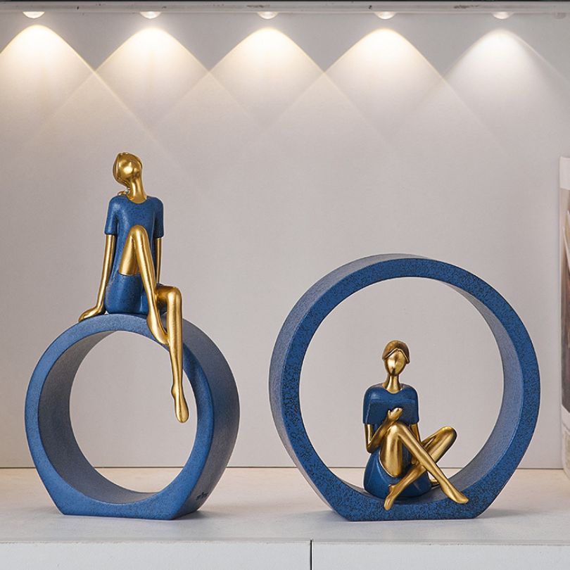 Creatief Meisje Bureau Ornament Modern Design 4