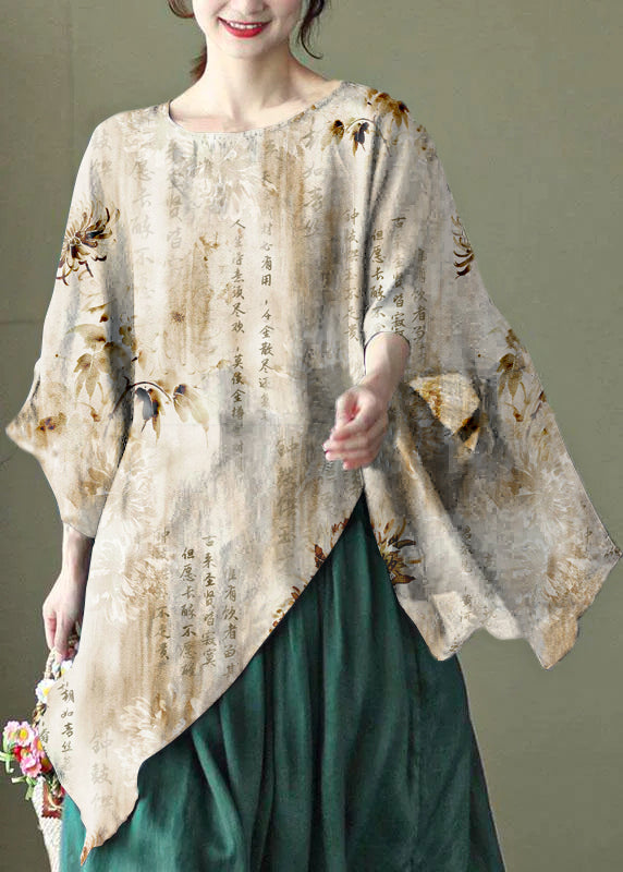 Dames Asymmetrisch Geborduurd Shirt 6