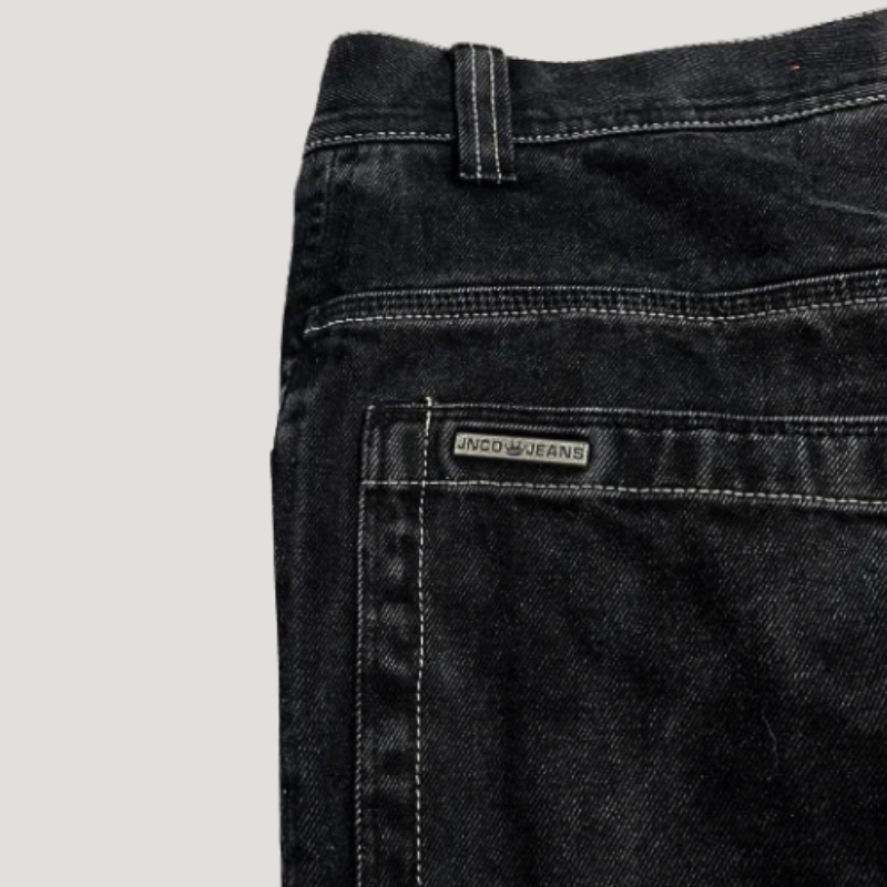 Dames Baggy Jeans Hoge Taille 4