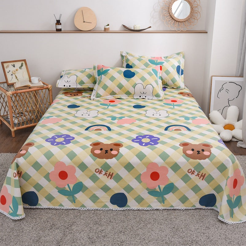 Dames Beddengoedset Modern Ruitpatroon 10