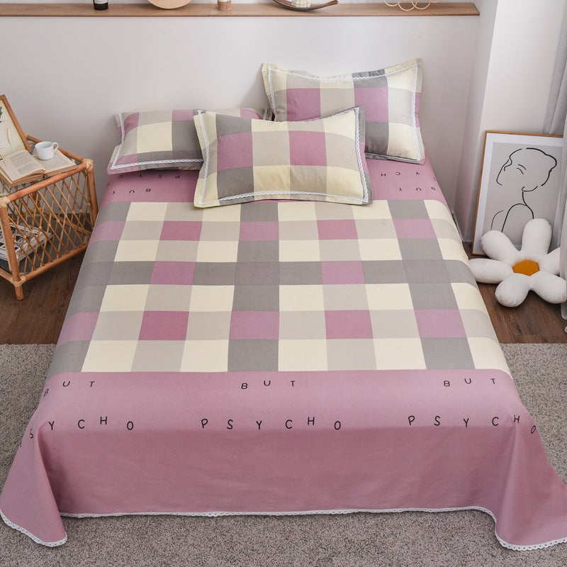Dames Beddengoedset Modern Ruitpatroon 13