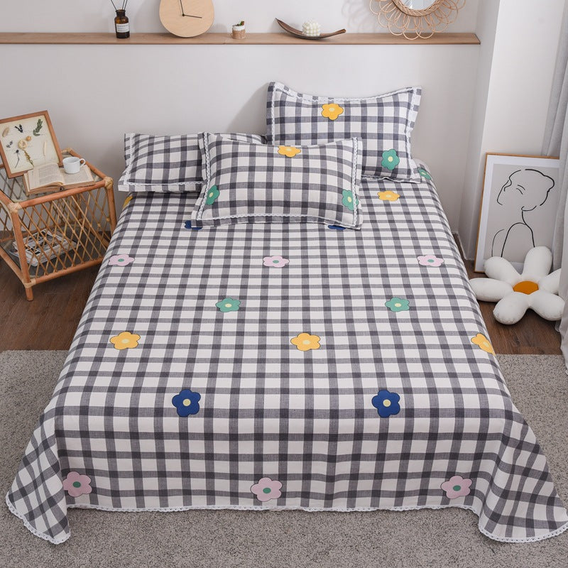 Dames Beddengoedset Modern Ruitpatroon 9