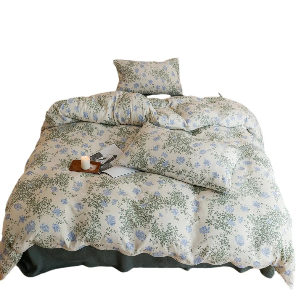 Dames Beddenset Lichtgewicht Met Bloemenpatroon 5
