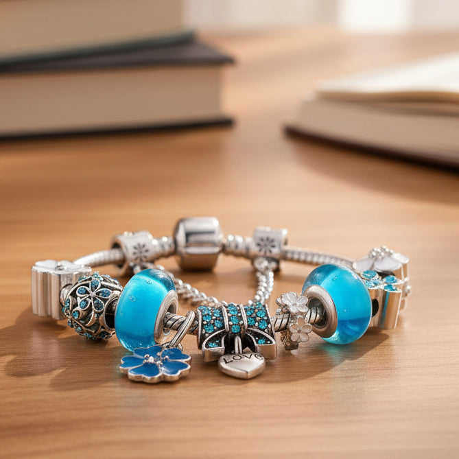 Dames Bedelarmband Bloemontwerp 0