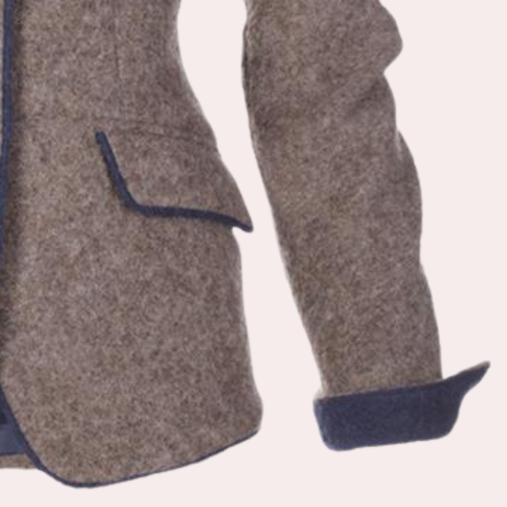 Dames Blazer Met Gestructureerde Pasvorm Voor Zakelijke En Casual Gelegenheden 3