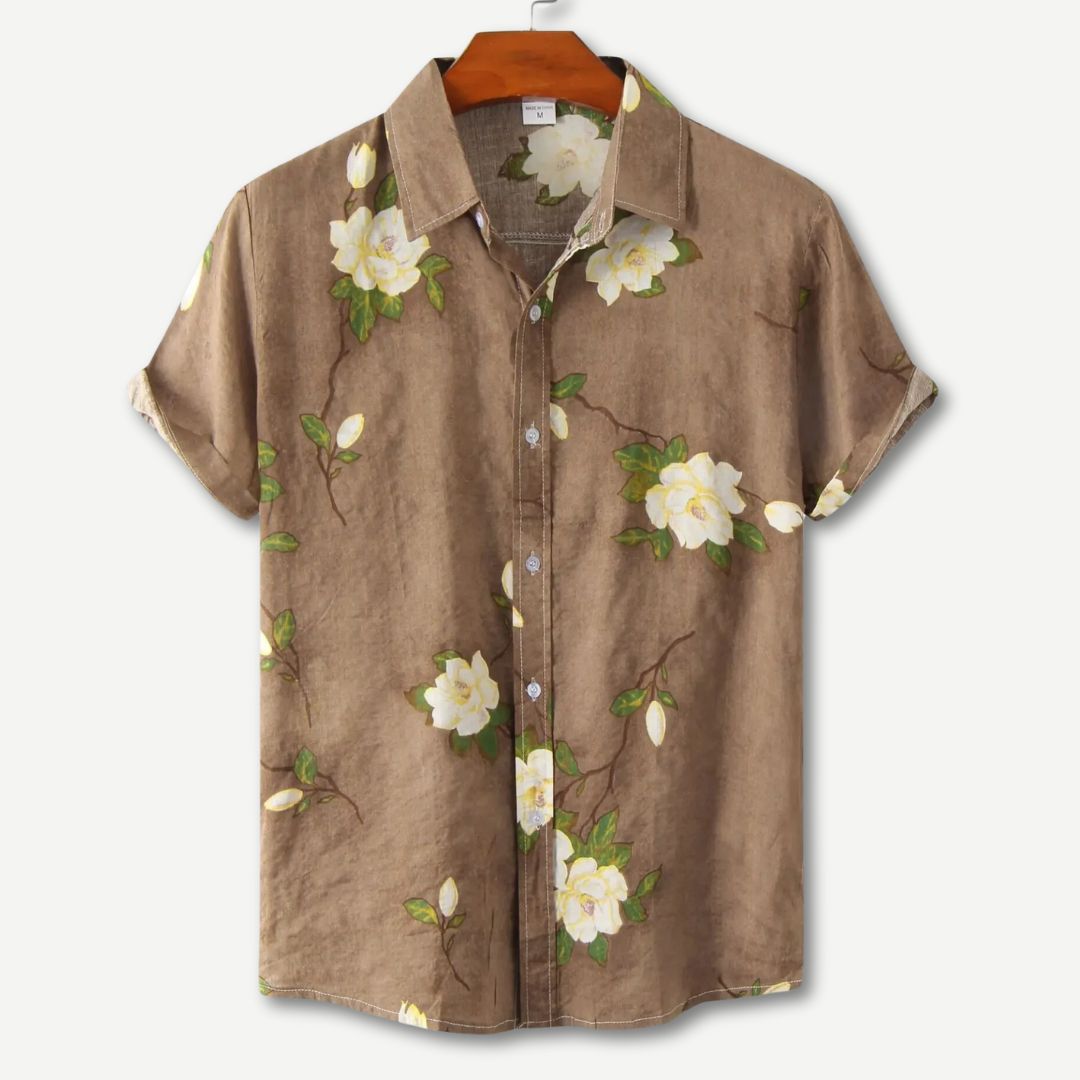 Dames Bloemenblouse Relaxed Stijl Katoen 1