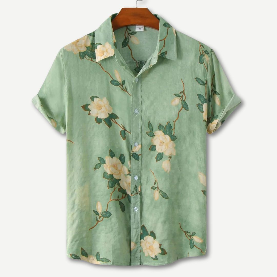 Dames Bloemenblouse Relaxed Stijl Katoen 2