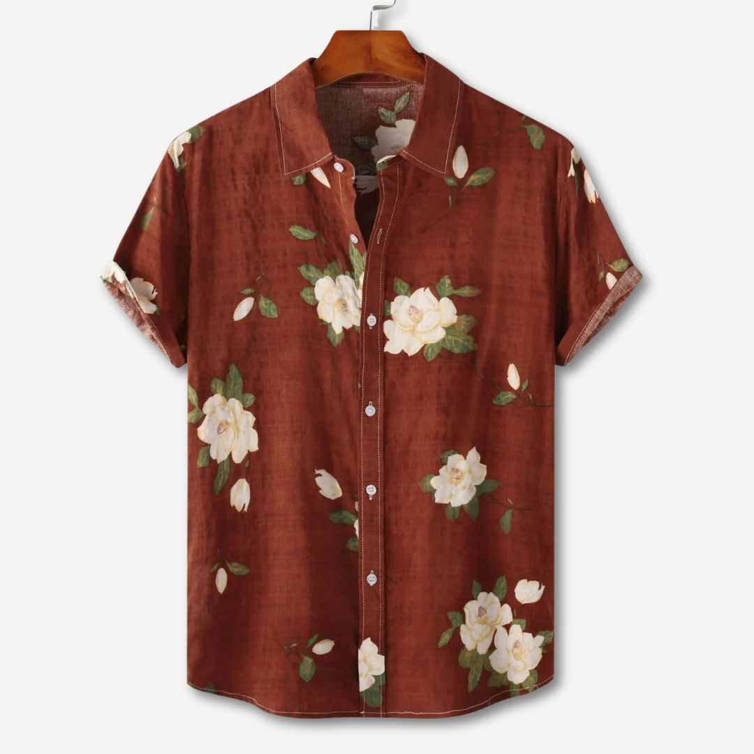 Dames Bloemenblouse Relaxed Stijl Katoen 3
