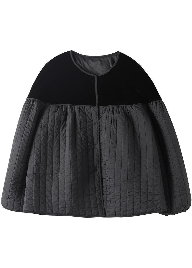 Dames Boho Winterjas met Lange Mouwen en O-hals 3