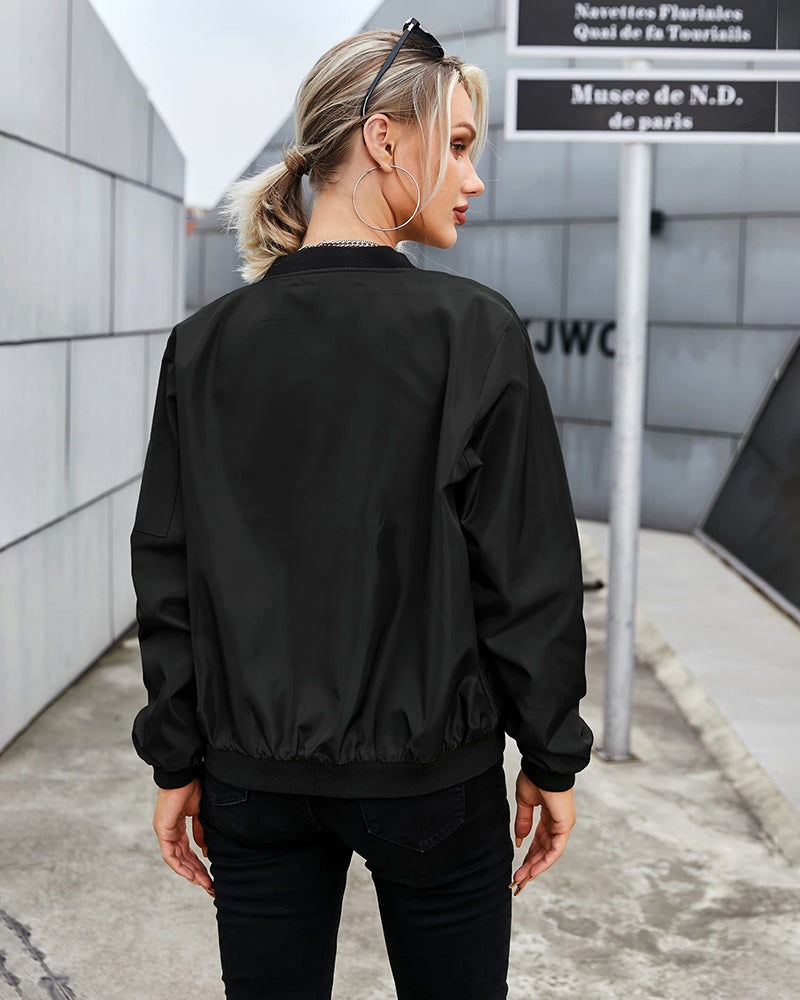 Dames Bomberjack Klassiek Stijl 6