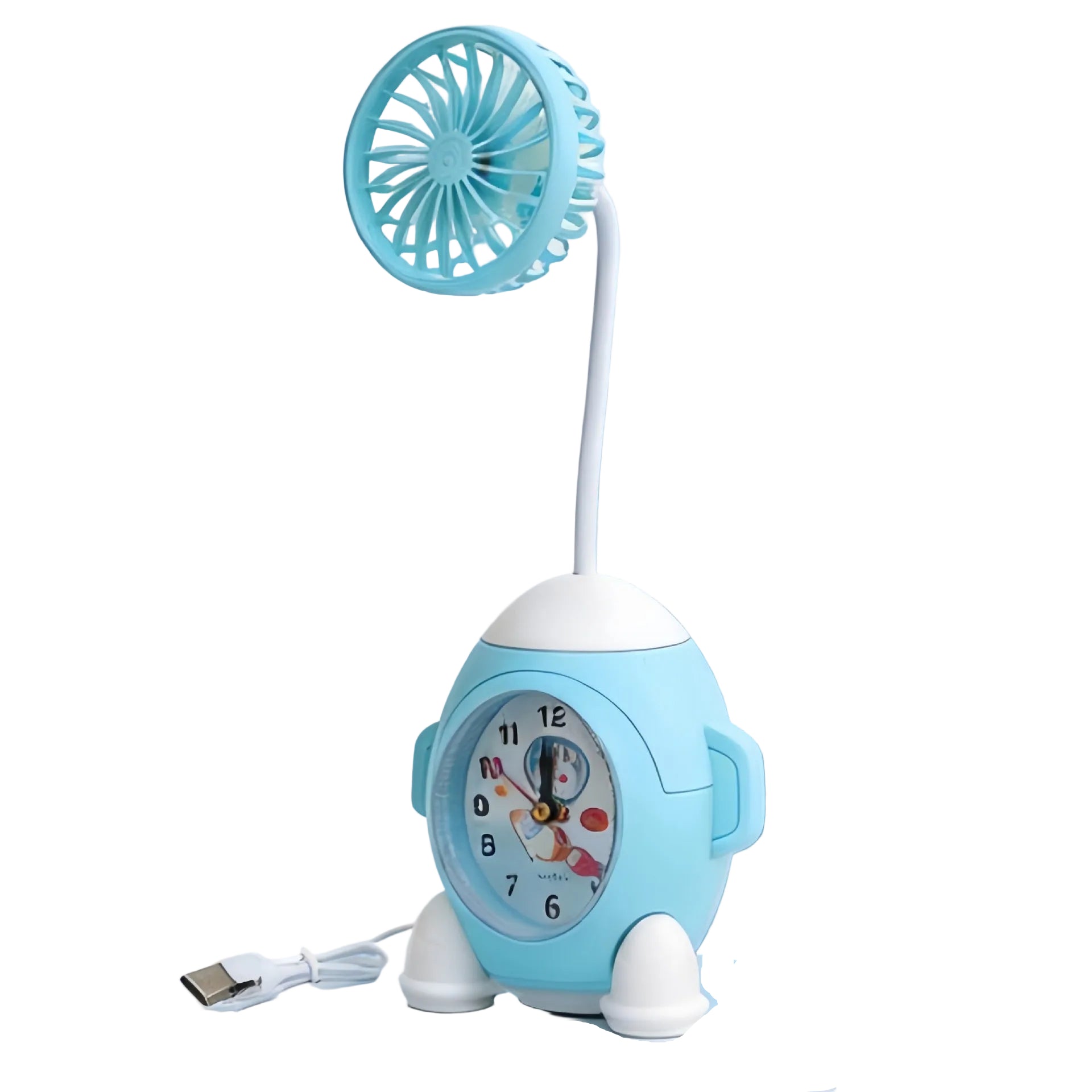 Dames Bureauklok met Ventilator en Modern Ontwerp 0
