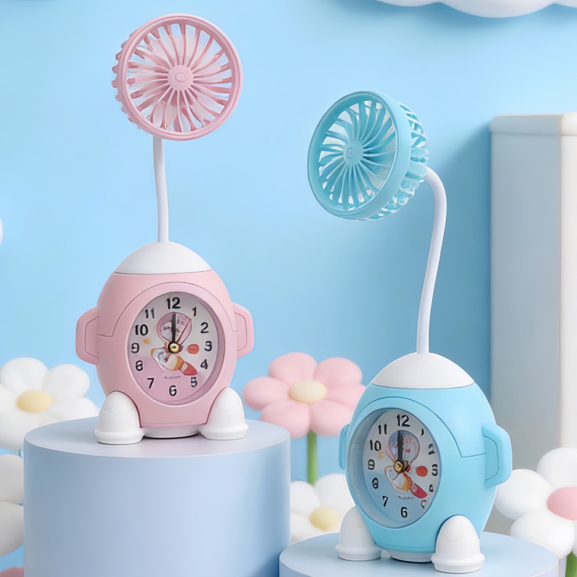 Dames Bureauklok met Ventilator en Modern Ontwerp 2