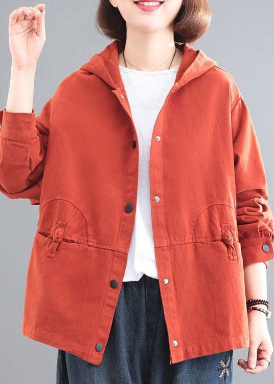 Dames Casual Denimjas met Capuchon en Chinese Knopen 1