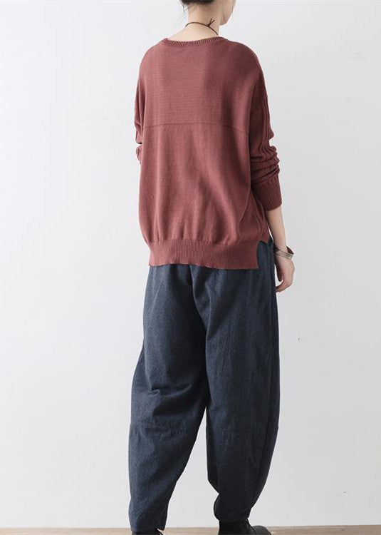 Dames Casual Oversized Broek Donkerblauw 3