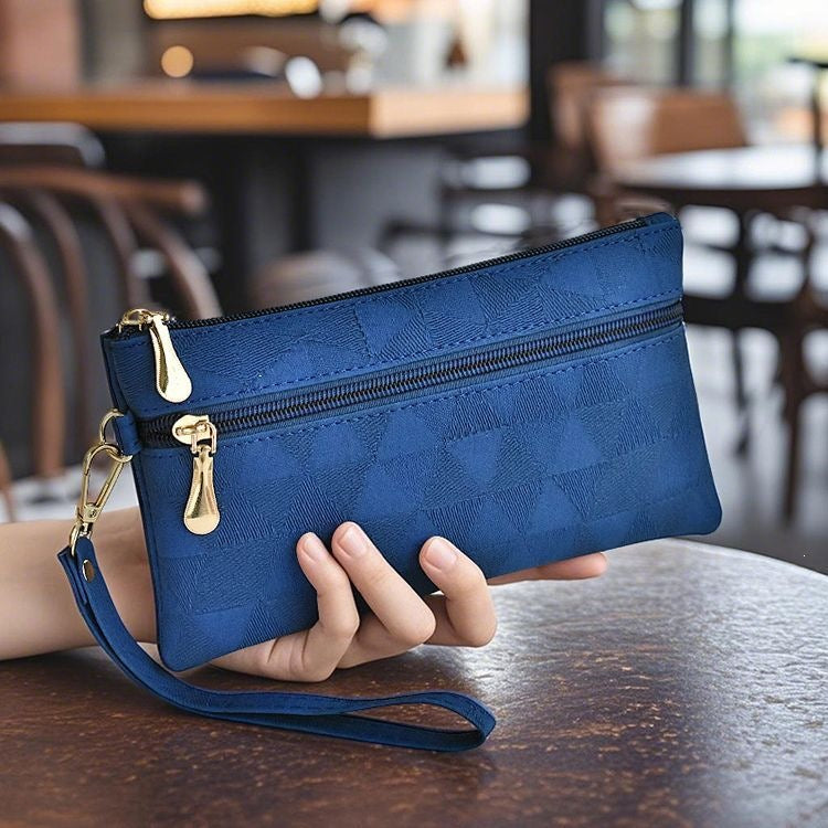 Dames Clutch Modern Design Met Ritssluiting 8