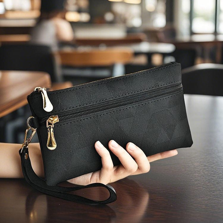 Dames Clutch Modern Design Met Ritssluiting 9
