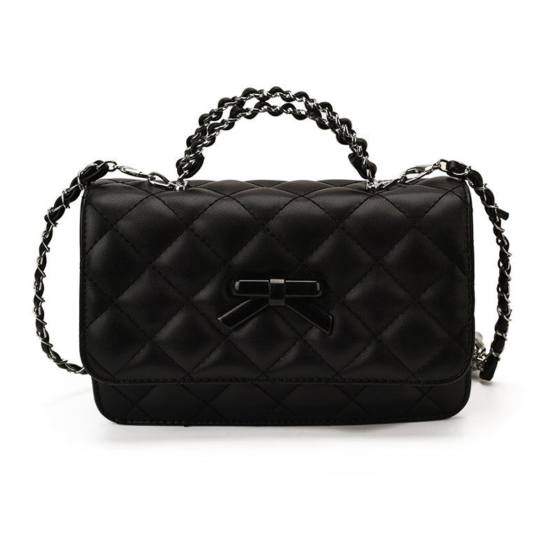 Dames Crossbody Tas Gewatteerd Met Strikdetail Moderne Stijl 5
