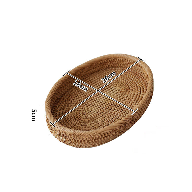 Dames Decoratieve Mand Ovaal Stijlvol 9