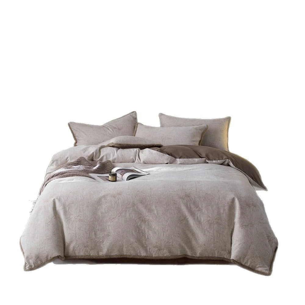 Dames Dekbedovertrekset Jacquard Met Biesafwerking 5