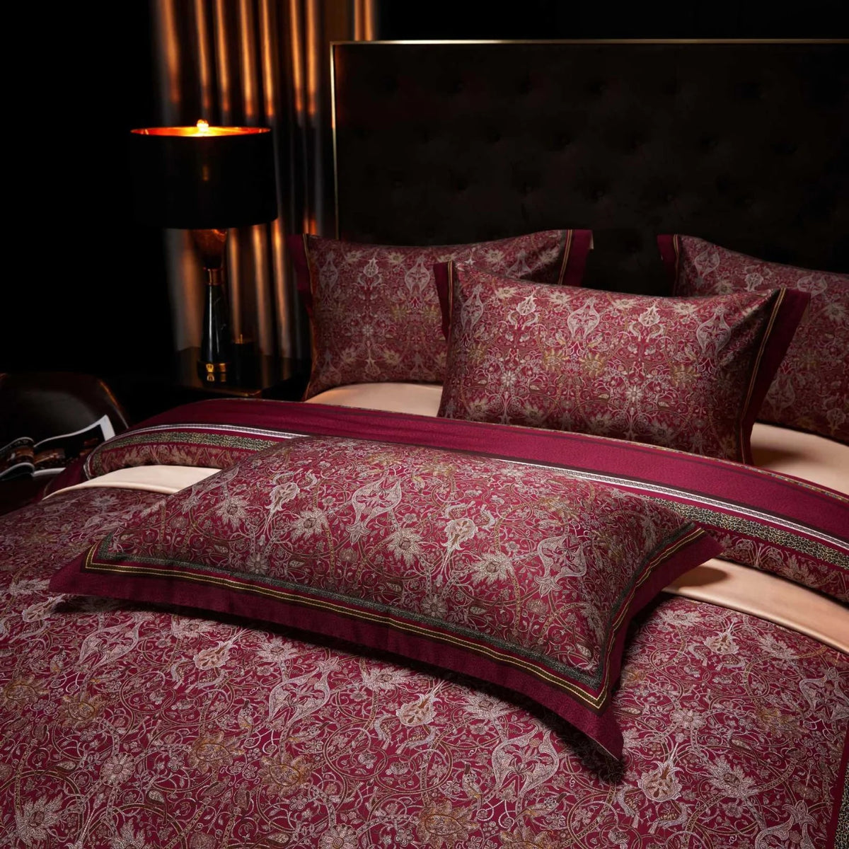 Dames Dekbedovertrekset Jacquard Paisley Design 1