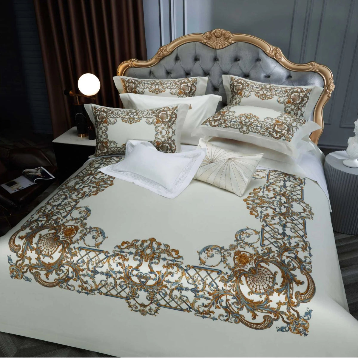 Dames Dekbedovertrekset Jacquard Paisley Design 10