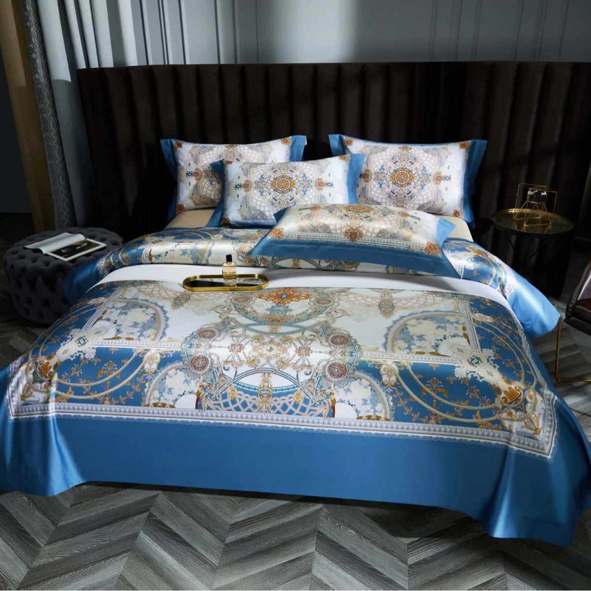 Dames Dekbedovertrekset Jacquard Paisley Design 16