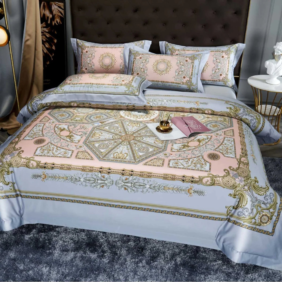Dames Dekbedovertrekset Jacquard Paisley Design 17