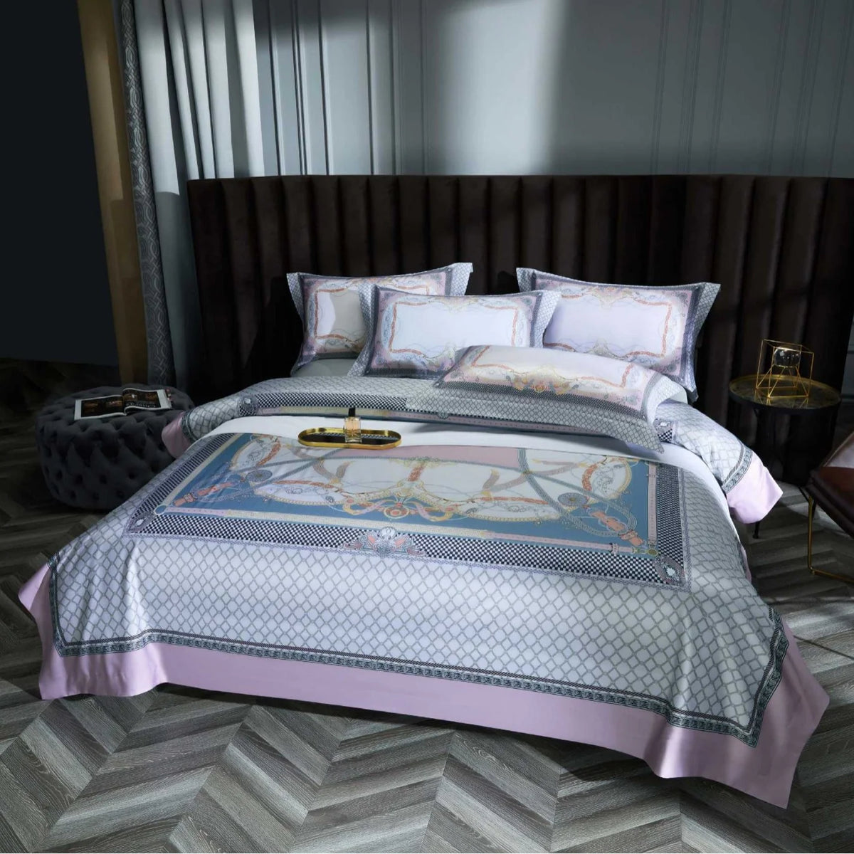 Dames Dekbedovertrekset Jacquard Paisley Design 24