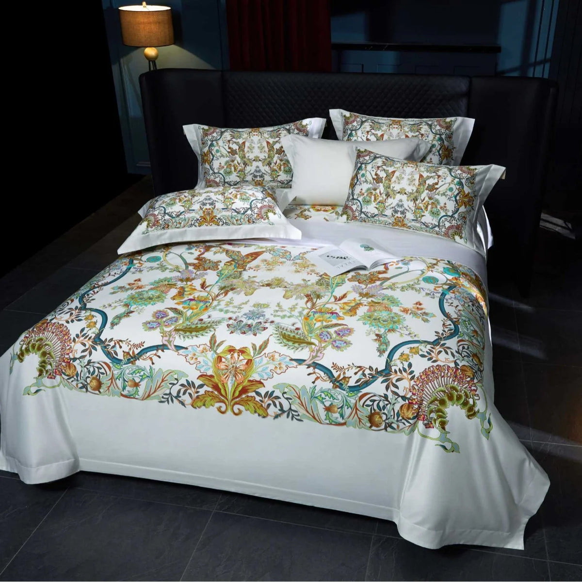 Dames Dekbedovertrekset Jacquard Paisley Design 25