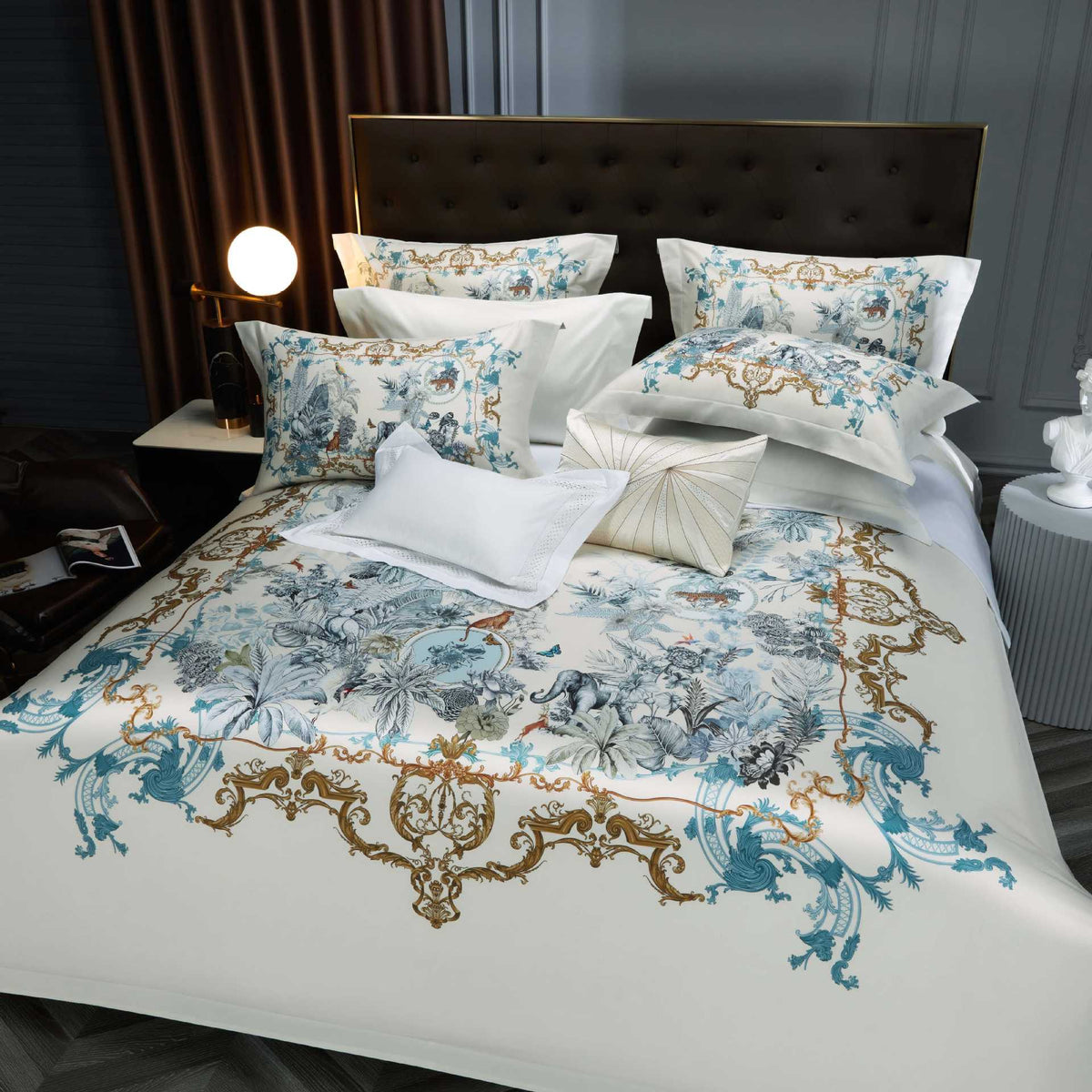 Dames Dekbedovertrekset Jacquard Paisley Design 3
