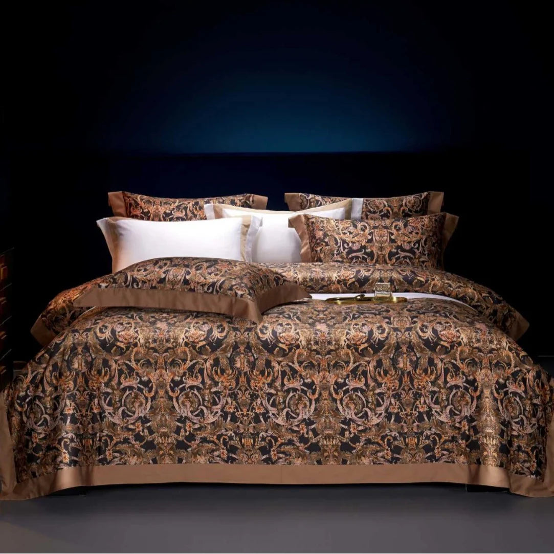 Dames Dekbedovertrekset Jacquard Paisley Design 5
