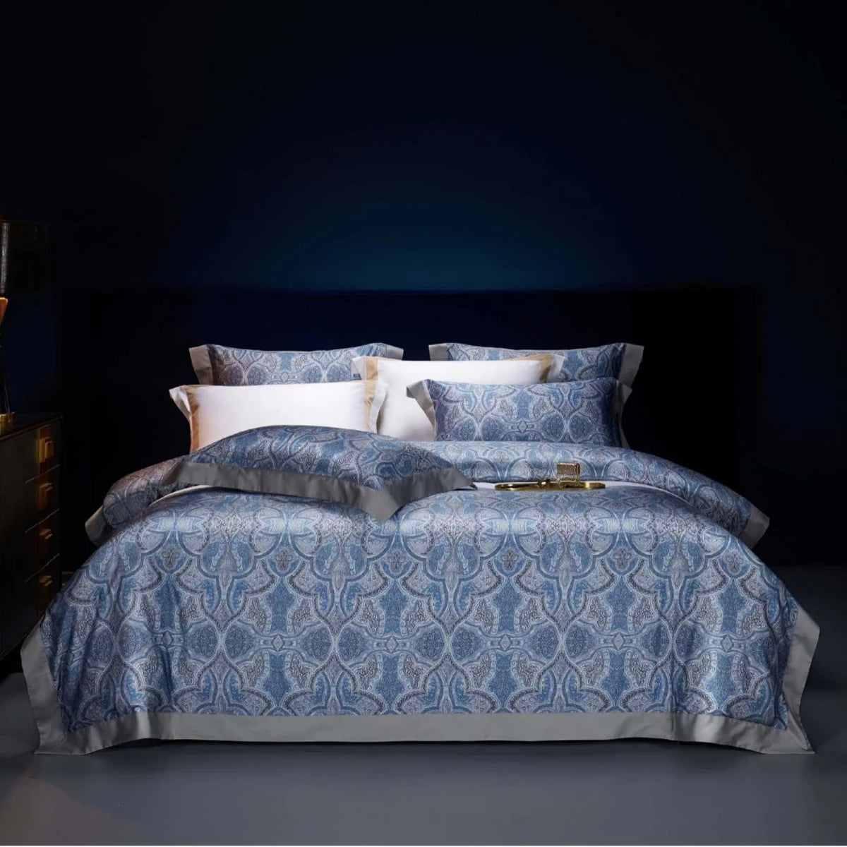 Dames Dekbedovertrekset Jacquard Paisley Design 8