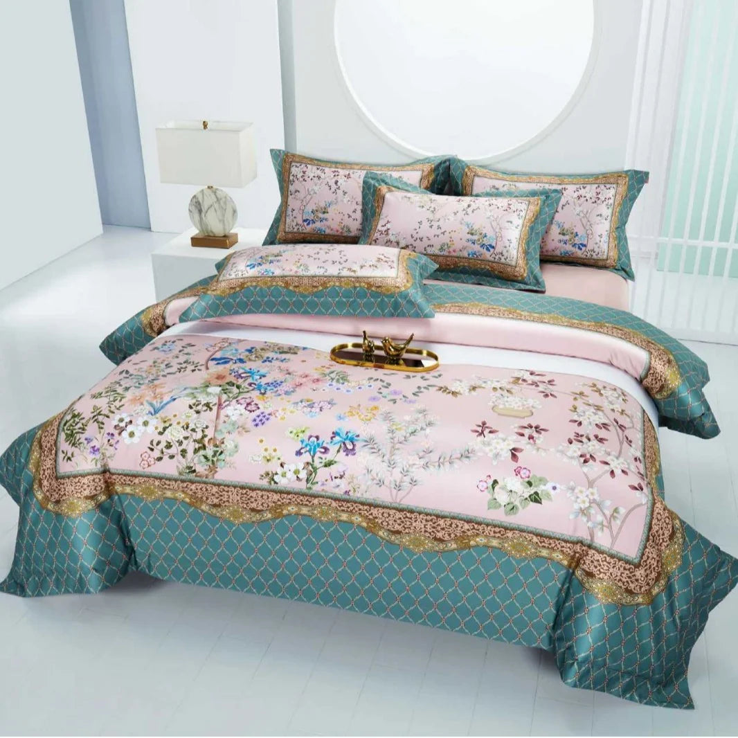 Dames Dekbedovertrekset Jacquard Paisley Design 9