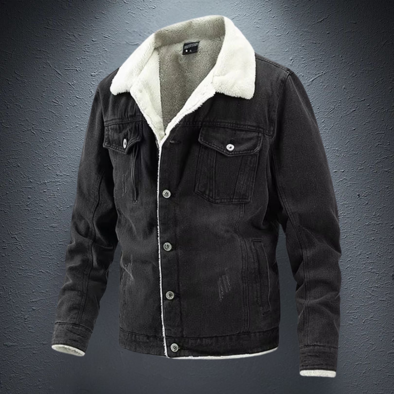 Dames Denim Jas met Fleece Voering 2
